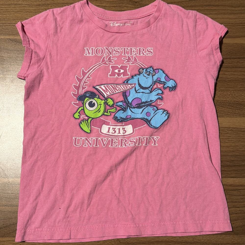 Monsters University Disney Pixar Pink Shirt Girl’s L (10/12)